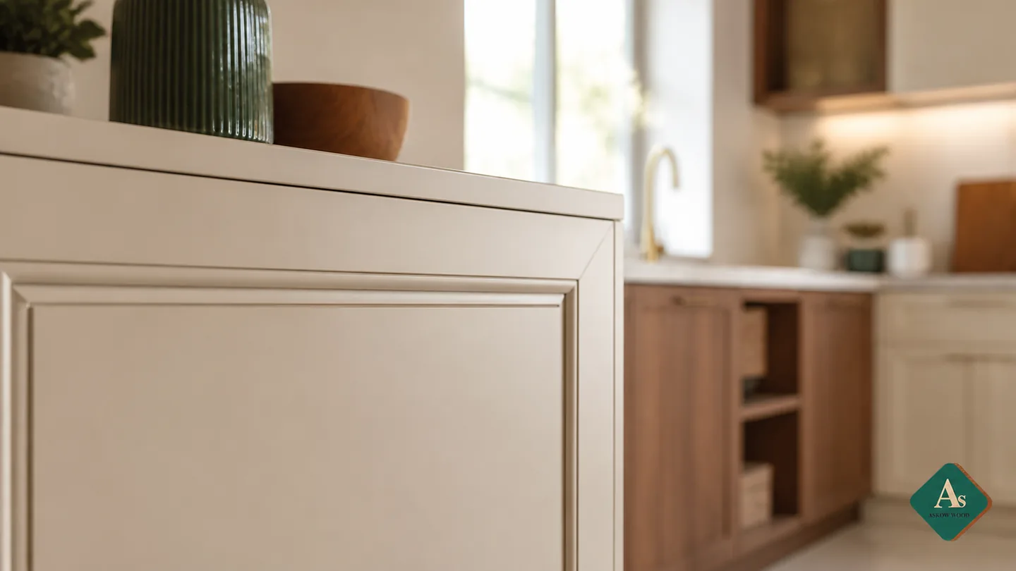 نمونه تصویری کابینت پلی اورتان چیست از آسکو چوب
